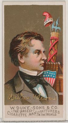 William H. Seward, from the series Great Americans (N76) for Duke brand cigarettes, 1888., 1888. Creator: Unknown