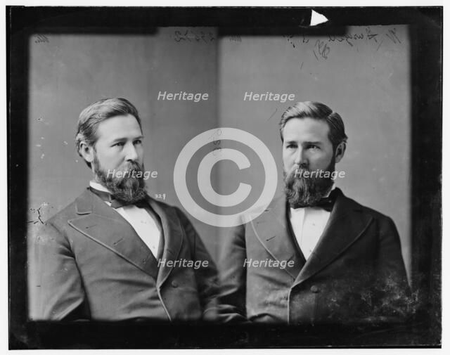 William Hartzell of Illinois, 1865-1880. Creator: Unknown.