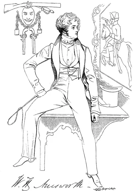 William Harrison Ainsworth (1805-1882), English historical novelist, c1835. Artist: Unknown