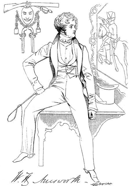 William Harrison Ainsworth (1805-1882), English historical novelist, c1835. Artist: Unknown