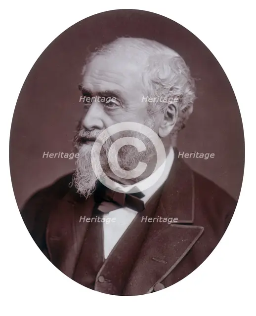 William Harrison Ainsworth, author, 1881 Creator: Lock & Whitfield.