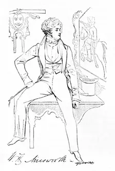 William Harrison Ainsworth c1835, (1904). Artist: Alfred Crowquill