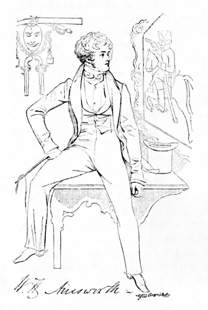 'William Harrison Ainsworth', c1835, (1904). Artist: Alfred Crowquill.