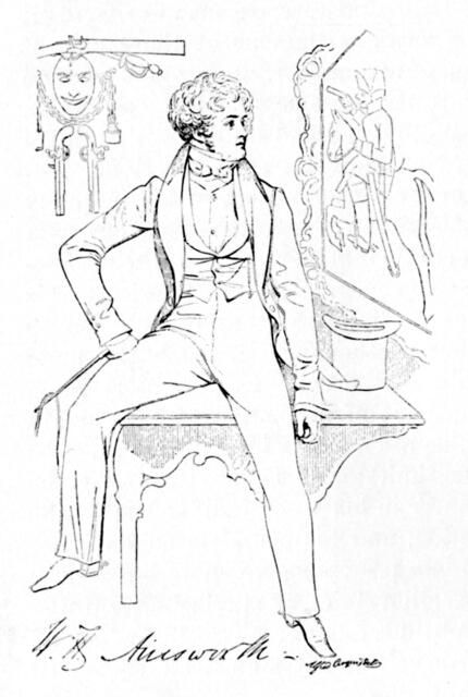 'William Harrison Ainsworth', c1835, (1904). Artist: Alfred Crowquill.