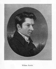William Hazlitt, English writer, 19th century