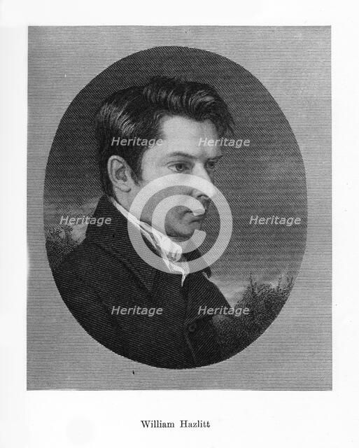 William Hazlitt, English writer, 19th century. Artist: Unknown