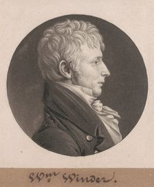 William Henry Winder, 1804. Creator: Charles Balthazar Julien Févret de Saint-Mémin
