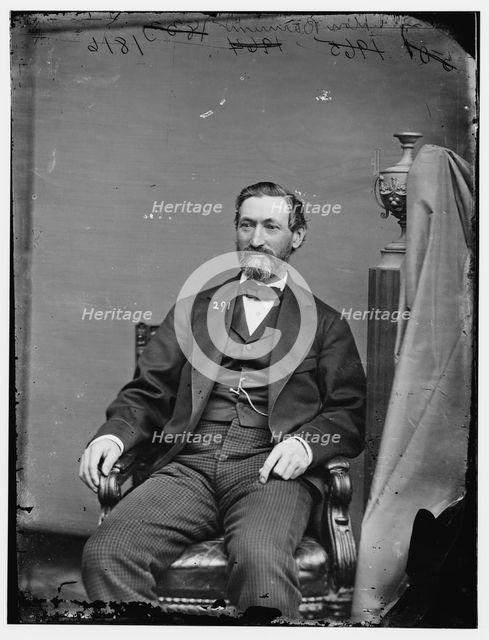 William Henry Barnum of Connecticut, between 1860 and 1875. Creator: Unknown.