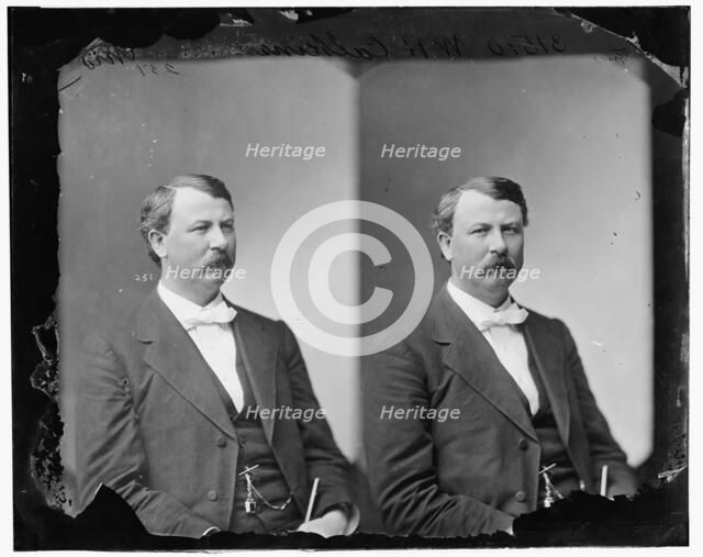 William Henry Calkins of Indiana, between 1865 and 1880. Creator: Unknown.