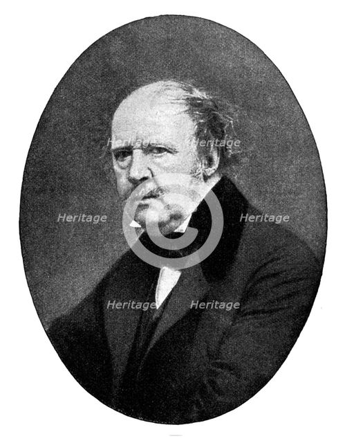 William Henry Fox Talbot (1800-1877), British photography pioneer, 1900.Artist: Blechinger
