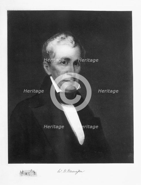 William Henry Harrison, 9th President of the United States of America, (1901). Creator: Unknown.