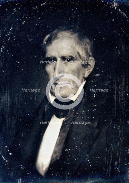 William Henry Harrison, ca. 1850. Creators: Josiah Johnson Hawes, Albert Sands Southworth.