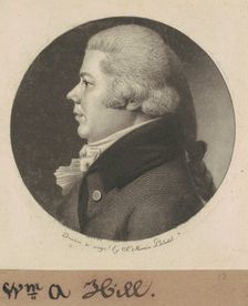 William Henry Hill, 1799. Creator: Charles Balthazar Julien Févret de Saint-Mémin