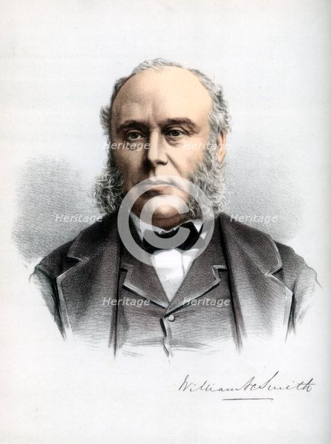 William Henry Smith, British politician, c1890.Artist: Cassell, Petter & Galpin