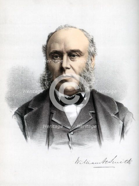 William Henry Smith, British politician, c1890.Artist: Cassell, Petter & Galpin