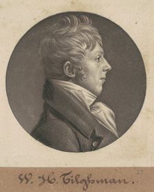 William Helmsley Tilghman, 1804. Creator: Charles Balthazar Julien Févret de Saint-Mémin