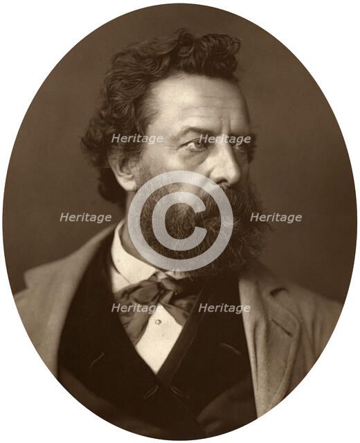 William Hepworth Dixon, historian and traveller, 1881. Artist: Unknown