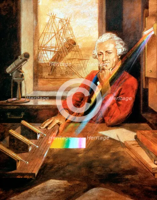 William Herschel (1738-1822) German-born English astronomer. Artist: Unknown