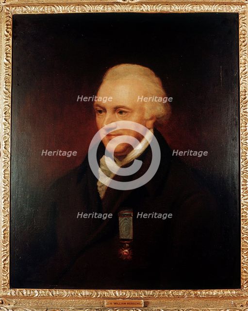 William Herschel (1738-1822) German-born English astronomer. Artist: William Artaud