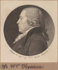 William Hewson, 1798. Creator: Charles Balthazar Julien Févret de Saint-Mémin