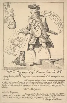 William Hog-garth Esq. Drawn from the Life, 1763. Creator: Unknown