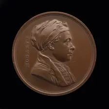 William Hogarth, 1697-1764, Painter [obverse], 1848. Creator: Leonard Charles Wyon