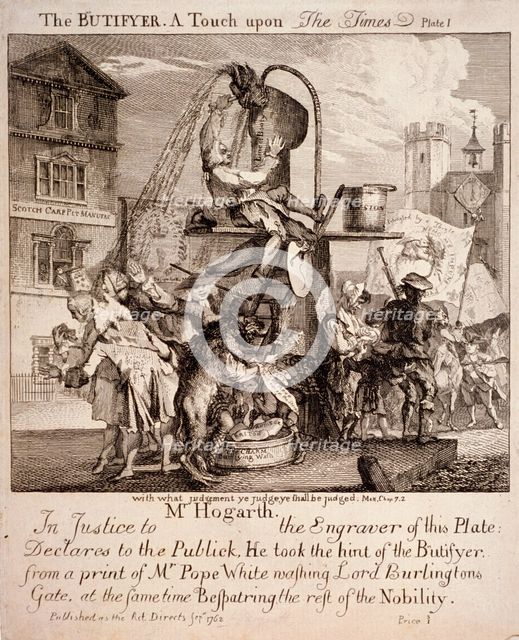 William Hogarth, 1762. Artist: Paul Sandby