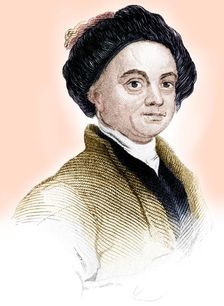 William Hogarth, 18th century English painter, printmaker, satirist and cartoonist, (c1850)