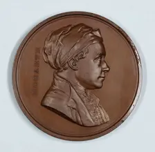 William Hogarth, Art Union of London medal, 1848. Creator: Leonard Charles Wyon