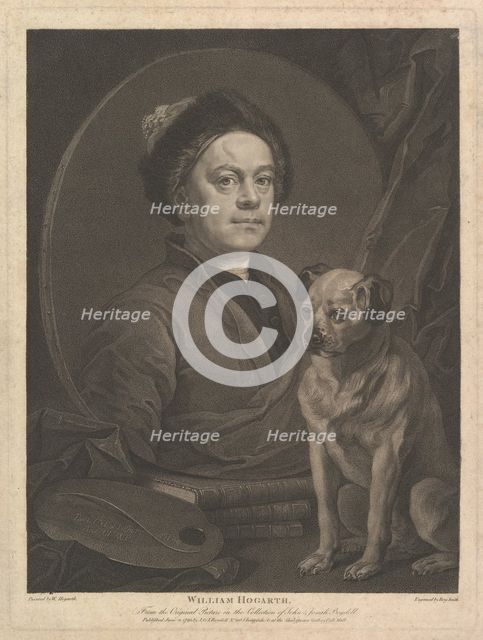 William Hogarth, June 7, 1795. Creator: Benjamin Smith.