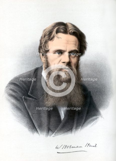 William Holman Hunt, British painter, c1890.Artist: Cassell, Petter & Galpin
