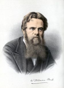 William Holman Hunt, British painter, c1890.Artist: Cassell, Petter & Galpin