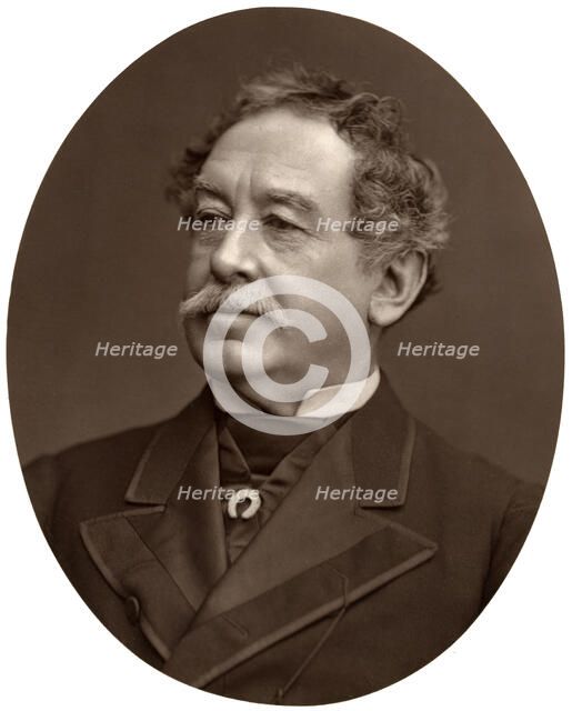 William Howard Russell, Esq, LLD, Irish journalist, 1876.Artist: Lock & Whitfield