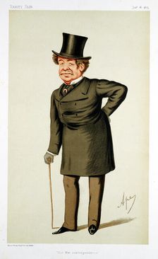 William Howard Russell, Irish-born British journalist, 1875. Artist: Carlo Pellegrini