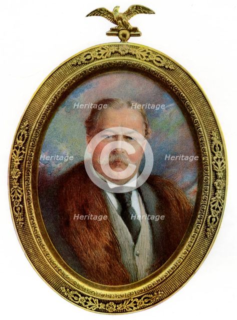 William Howard Taft, American president, 1910.Artist: Alyn Williams