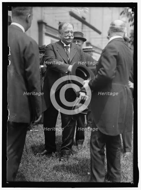 William Howard Taft, between 1913 and 1917. Creator: Harris & Ewing.