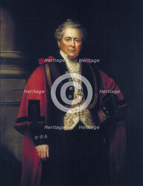 William Hunter, Lord Mayor 1852  Artist: Anon
