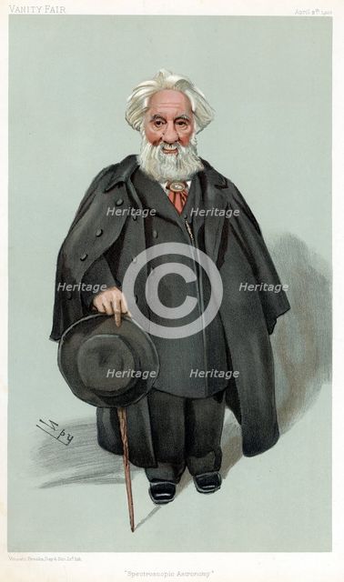 William Huggins, British astronomer and spectroscopist, 1903. Creator: Sir Leslie Matthew Ward.