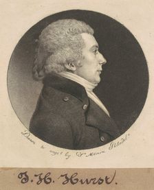 William Hurst, 1800. Creator: Charles Balthazar Julien Févret de Saint-Mémin