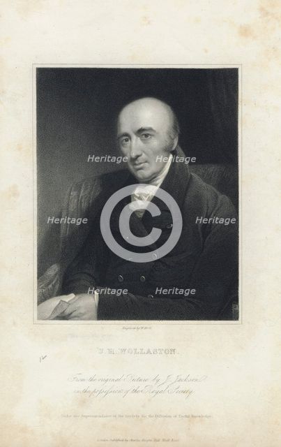 William Hyde Wollaston, English chemist and physicist, early 19th century(?). Creator: Unknown.