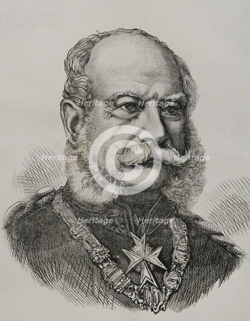 William I (1797-1888), King of Prussia (1861-1888) and Emperor of Germany (1871-1888), 1870. Creator: Unknown.