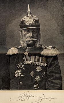 William I (1797-1888), King of Prussia and German Emperor, at the Age of 90, 1887. Creator: Bong, Richard (1853-1935)