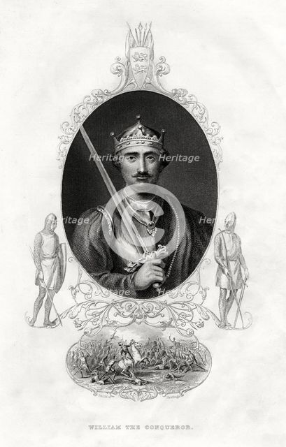 William I of England, also known as William the Conqueror, (1860). Artist: Unknown