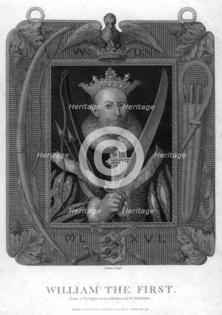 William I, King of England, (1793).Artist: J Fittler