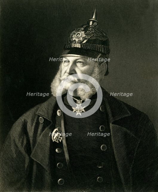 'William I, King of Prussia & Emperor of Germany', c1872.  Creator: William Holl.