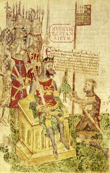 William I receives the allegiance of a knight, late15th century. Creator: Unknown