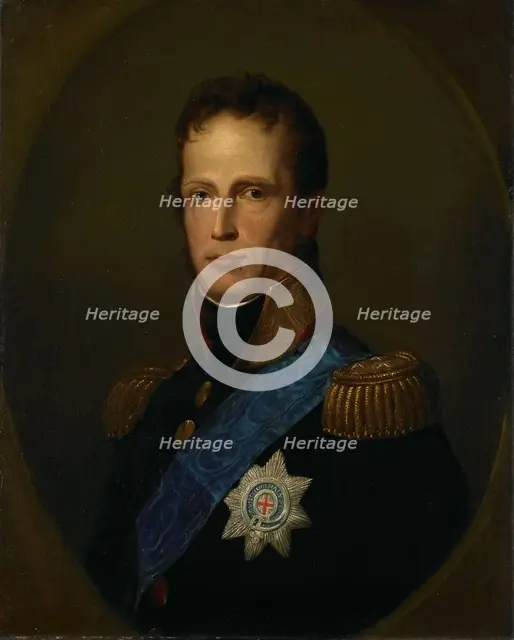 William I, Sovereign Prince of the United Netherlands, later King of the Netherlands, 1813-1815. Creator: Anon.