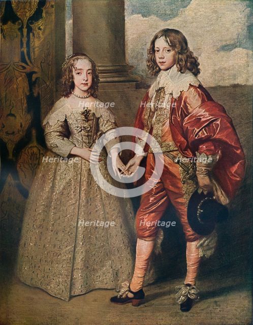 'William II, Prince of Orange, and his Bride, Mary Stuart', 1641 (c1927). Artist: Anthony van Dyck.