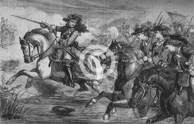 'William III. At the Boyne', 1690, (c1880). Creator: Unknown.