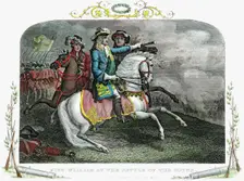 William III, King of Great Britain and Ireland, at the Battle of the Boyne, 1690